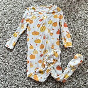 Angel Dear Bamboo Footie Sleepy Pajama Longsleeve Halloween Pumpkins 12-18 Month